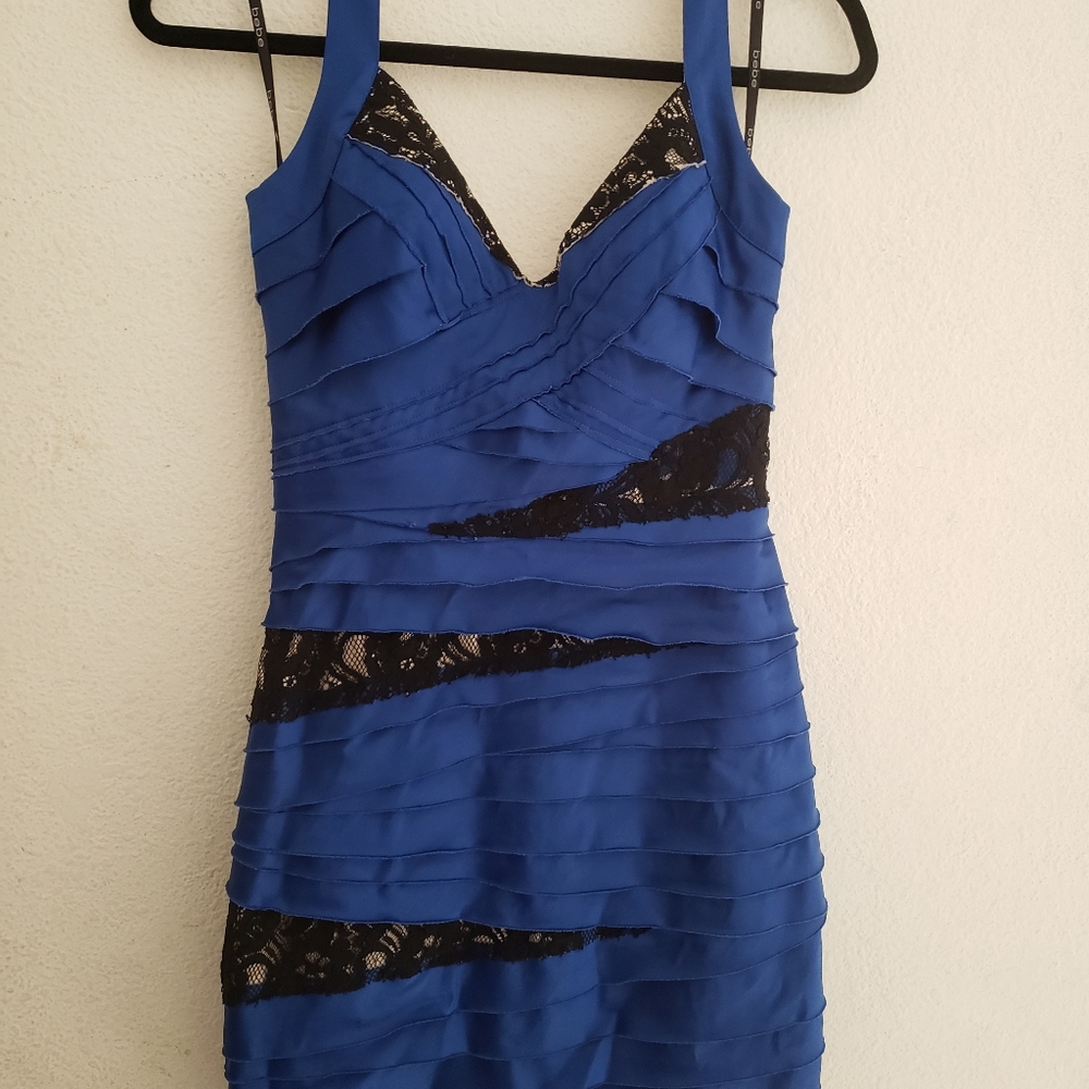 Royal Blue BEBE cocktail dress